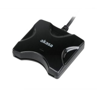 Akasa AK-CR-03BKV2 chipkártya olvasó Beltéri USB 2.0 Fekete