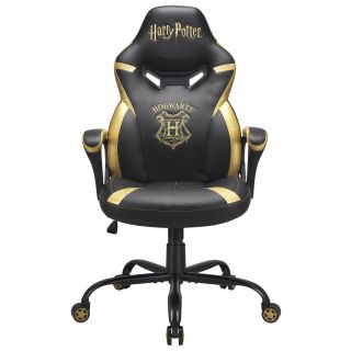Subsonic Junior Hogwarts PC Kárpitozott párnázott ülés Fekete, Sárga gamer szék