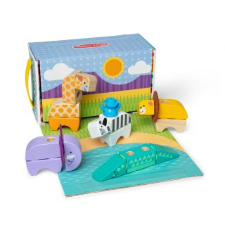 Melissa & Doug MDT BBN Blockables Safari Plyst GML játék építőelem