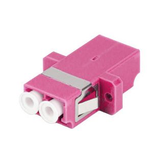 Lanberg FA-LCUP-MD41-0001-VT LC 1 db Lila, Fehér optikai adapter