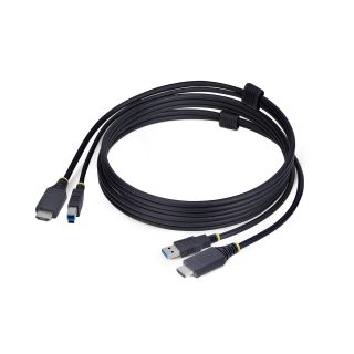 StarTech.com HU1226-KVM-CABLE Fekete 1,8 M KVM kábel