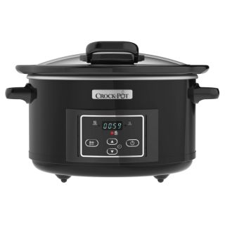 Crock-Pot CSC052X lassú tűzhely 4,7 L Fekete, Ezüst