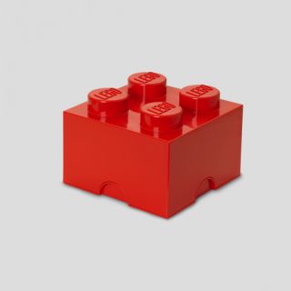 LEGO 40031730 Storage Brick 4 piros tárolódoboz