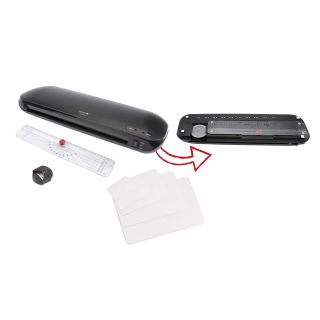 Olympia 3138 laminálógép Hideg/meleg laminátor 400 mm/min Fekete