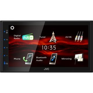 JVC KW-M180DBT autórádió Fekete 180 W Bluetooth