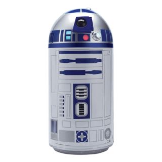 Ukonic Star Wars R2D2 Mini Fridge hűtőszekrény Szabadonálló 4,5 L Kék, Ezüst