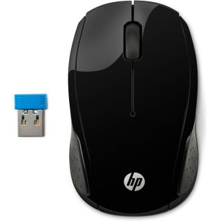 HP Wireless Mouse 200 egér Irodai Kétkezes Vezeték nélküli RF Optikai 1000 DPI