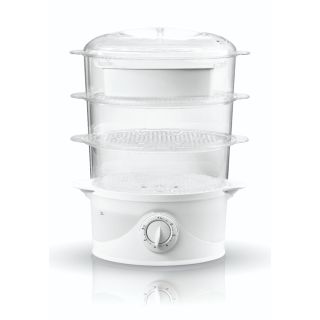 Adler AD 633, 800 W, 9 l, Max. 60 perc, Fehér-Átlátszó, Funkcionális gőzölő