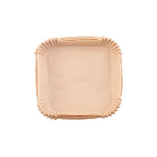 Adler AD 6731, 16 x 16 x 4.5 cm, Max. 240°C, Biológiailag lebomló, Barna, Papírbetét szett (100 db) légkeveréses fritőzhöz