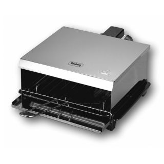 Rosberg R51015A, 800 W, Levehető fedél, Olajleeresztő, Fém, Fekete-Ezüst, Elektromos Retro grillsütő