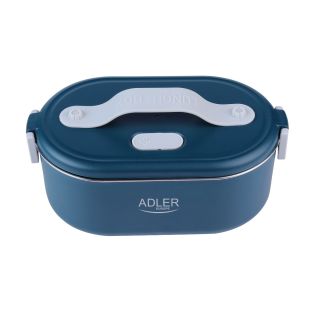 AdlerAD 4505 B, 48 W, 0.8 l, Max. 50 C, Kék-Fehér, Fűthető ételtároló