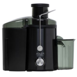 Adler AD 4132, Max. 600 W, 0.45 l, 1.5 l, 2 sebesség, Sötét Inox-Átlátszó- Ezüst, Gyümölcscentrifuga