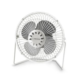 Esperanza EA149W, 2.5 W, USB, 14 cm, 4 lapát, Fehér-Szürke, Ventilátor