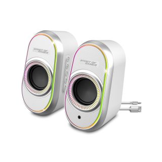 Spirit of Gamer FANATIC 500 ARTIC Fehér Vezetékes és vezeték nélküli 3 W Hangdoboz