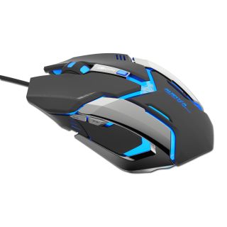 E-blue MMEBE39UG400 Auroza USB Optikai 4000 DPI Gamer egér