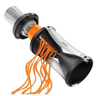 GEFU Spirelli 2.0 szeletelő Kézi Fekete, Ezüst Műanyag, Rozsdamentes acél