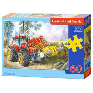 Castorland Forest Site 60 pcs Kirakós játék 60 db Rajzfilmek