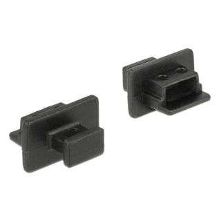 DeLOCK 64011 csatlakozó védő USB Mini-B Fekete 10 db