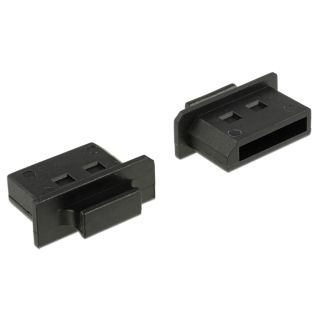 DeLOCK 64025 csatlakozó védő Displayport Fekete 10 db
