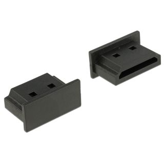 DeLOCK 64030 csatlakozó védő HDMI A Fekete 10 db
