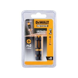 DEWALT Bithegy, csavarhúzó, 57mm, 2db, PH2 FLRQ