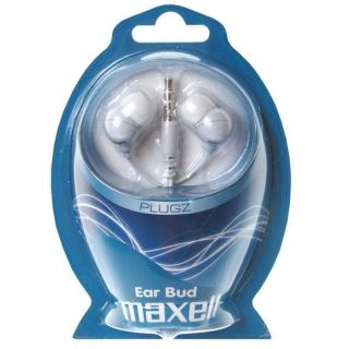 MAXELL PLUGZ 3.5mm jack, Fehér fülhallgató