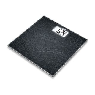 Beurer GS 203 (30 x 30 x 1,9 cm) Slate üveg fürdőszoba mérleg