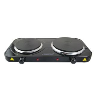 Esperanza EKH014K, Yellowstone, 2500 W, 2 zónás, Hordozható, Fekete, Elektromos főzőlap