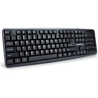 Apedra K-816, USB, magyar, ergonomikus, Fekete, Billentyűzet
