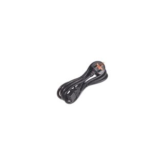 APC Pwr Cord, 16A, 200-240V, C19 to UK Plug Fekete 2 M