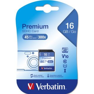 Verbatim 16GB Class10 SDHC memóriakártya