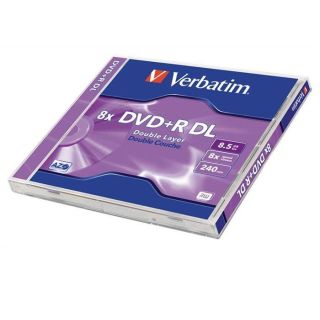Verbatim "Double Layer" kétrétegű, 8,5GB, 8x, normál tok, DVD+R lemez