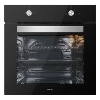 MPM MPM-63-BOS-10B, 2650 W, 77 l, 3 funkció, Fekete, Beépíthető Elektromos Sütő