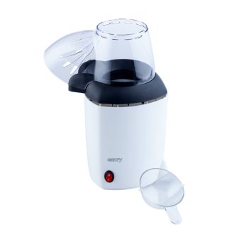 Camry CR 4458, 1200 W, 15 x 22 x 28.5 cm, Műanyag, Fehér-Fekete, Pattogatott kukorica készítő