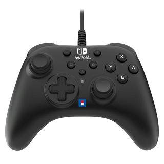 Hori HoriPad Turbo, Nintendo Switch/Switch 2, Official, Fekete, Vezetékes kontroller