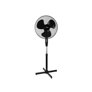 Dyras SF-40B, 50 W, 40 cm átmérő, 3 sebesség, Fekete, Álló Ventilátor