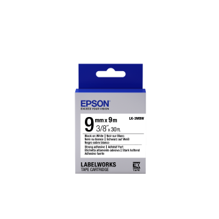 Epson LK-3WBW címkéző szalag Fehéren fekete