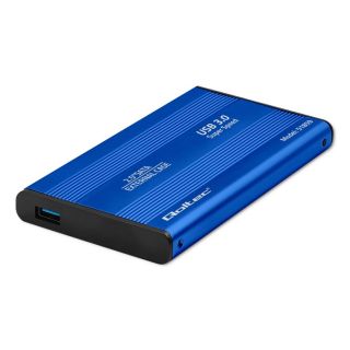 Qoltec 51859 tárolóegység burkolat HDD/SSD ház Kék 2.5"