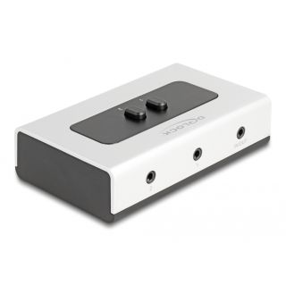 DeLOCK 88061 audió kapcsoló Fekete, Szürke