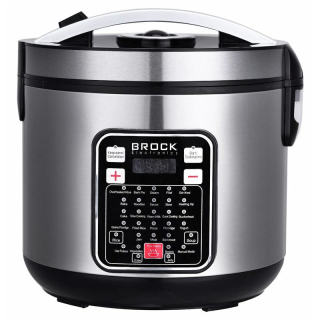 Brock MC 3203, 900 W, 5 liter, 32 főzőprogram, Alumínium belső, Inox, Elektromos főzőedény