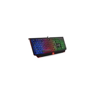 Connect IT BATLLE RNBW edition billentyűzet Játék USB QWERTY Fekete, Vörös