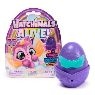 Egg Hatchimals Alive Neon Rainbow 1Pk