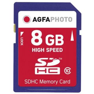 AgfaPhoto SDHC 8GB High Speed Class 10 UHS I U1 V10 memóriakártya