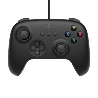 8Bitdo Ultimate Wired, Nintendo Switch, Raspberry Pi, PC, Mobil, Steam, Fekete, Vezetékes kontroller
