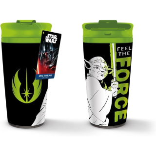 Pyramid MTM27580, Star Wars - Yoda, Official, 425 ml, Fekete-Zöld, Kulacs