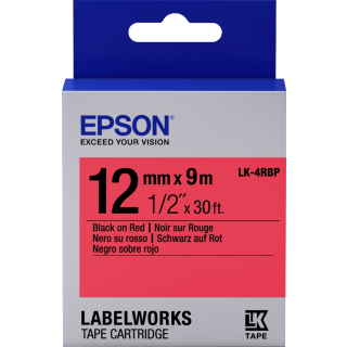 Epson LK-4RBP címkéző szalag Pirosas fekete