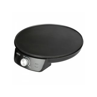 Rosberg R51323A, 1200 W, 30 cm, Termosztát, Tapadásmentes, Fekete, Palacsintasütő