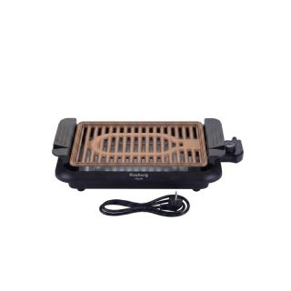 Oliver Voltz OV51015P, 1500 W, 30 x 21 cm, Öntött alumínium, Zsírfelfogó tálca, Fekete, Elektromos grillsütő