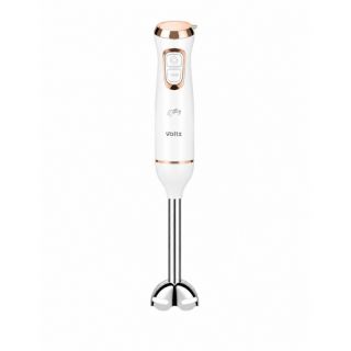 Oliver Voltz Daisy, OV51112W, 800 W, 2 sebességfokozat, Rozsdamentes acél keverő, Fehér, Botmixer