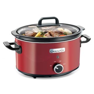 Crock-Pot SCV400RD lassú tűzhely 3,5 L Fekete, Vörös